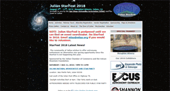 Desktop Screenshot of julianstarfest.com